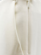 Max Mara Women's Mxmorata Stretch Virgin Wool Trousers White, view 3