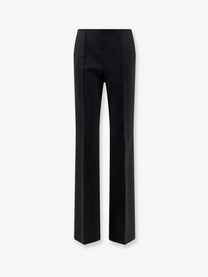 Max Mara Women's Mxmorata Stretch Virgin Wool Trousers Black