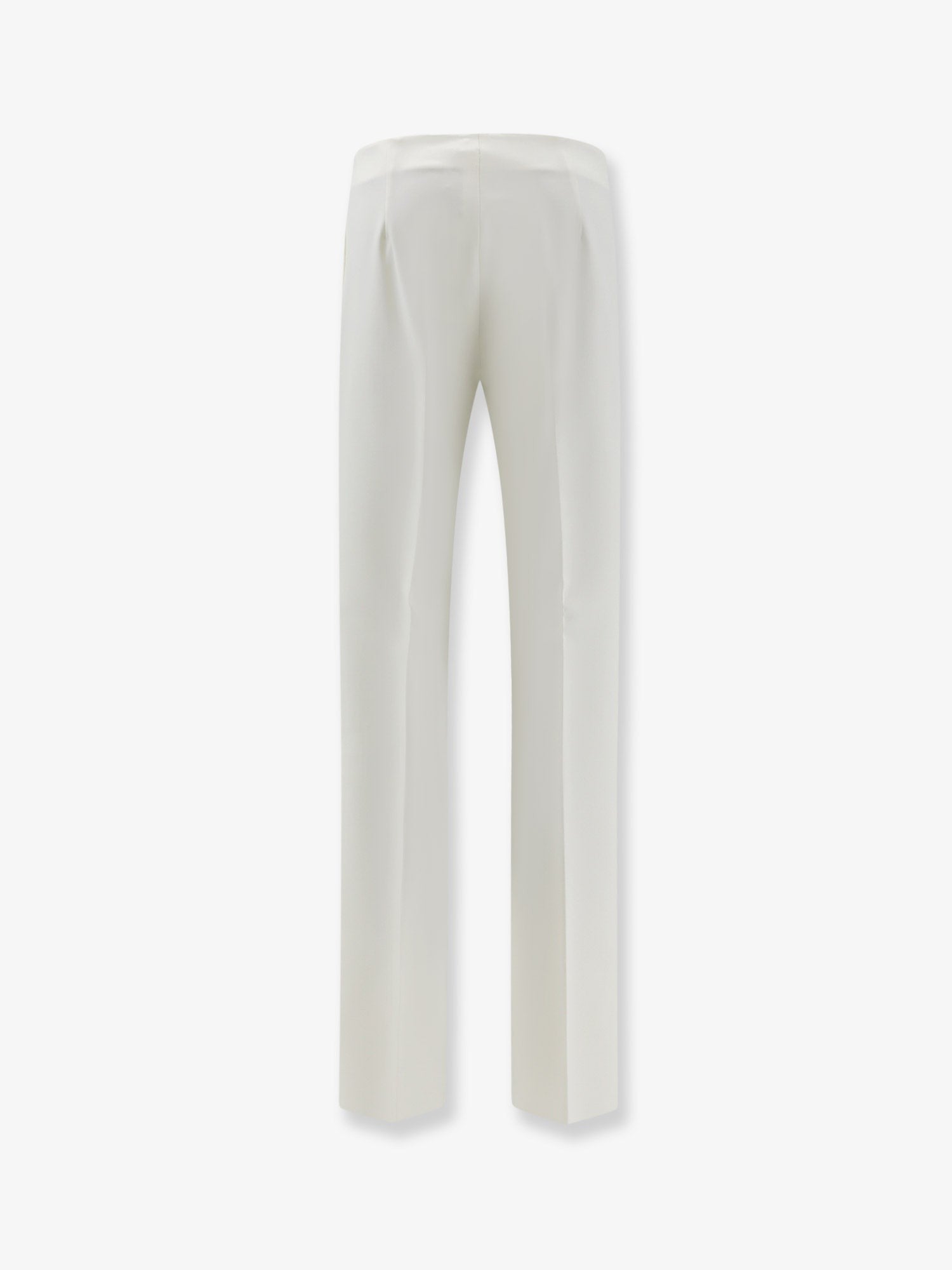 Max Mara Women's Mxmorata Stretch Virgin Wool Trousers White