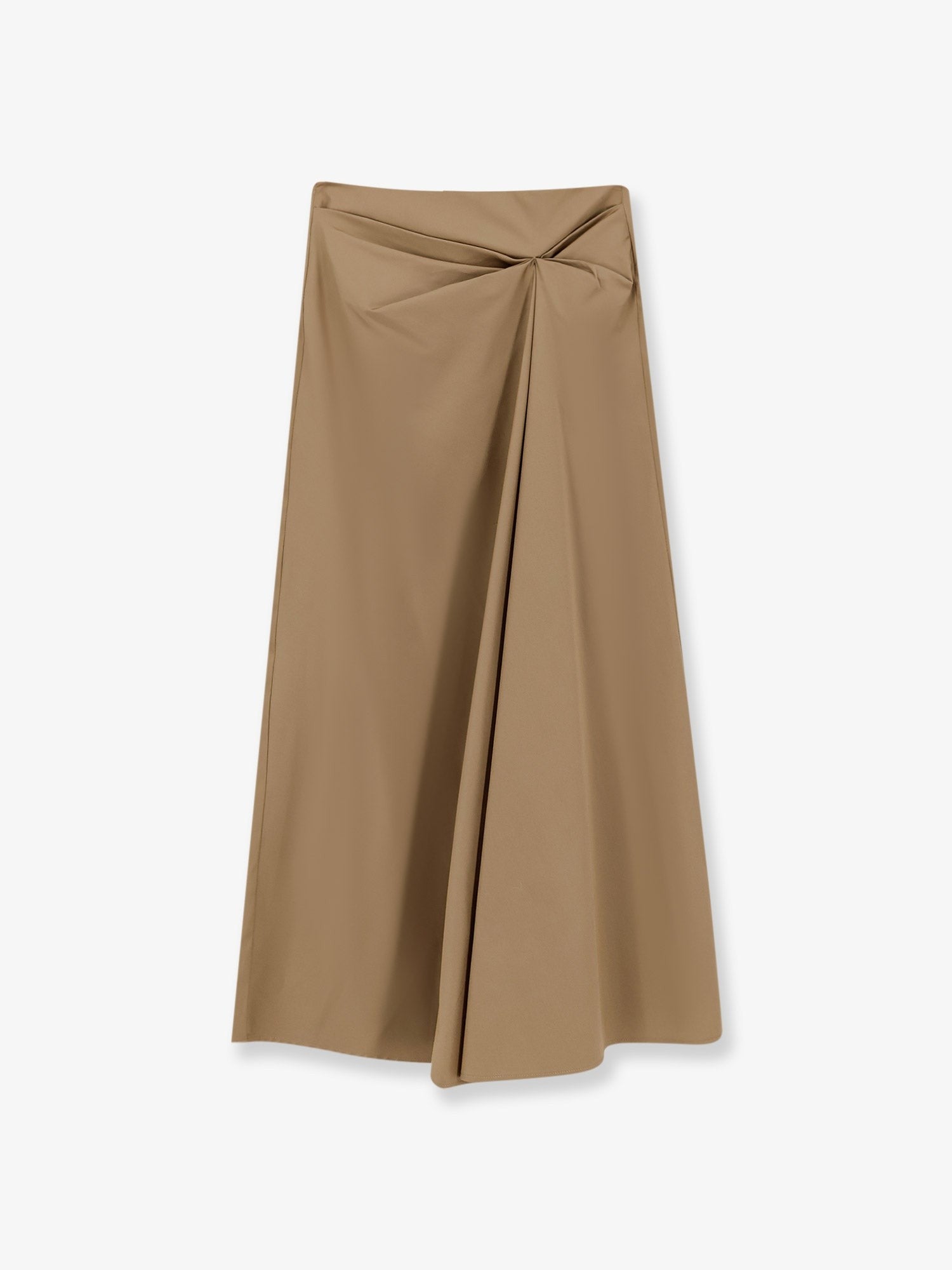 Max Mara Women's Mxmpaggi Cotton Blend Skirt Beige