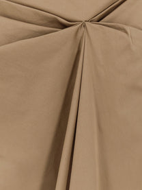 Max Mara Women's Mxmpaggi Cotton Blend Skirt Beige