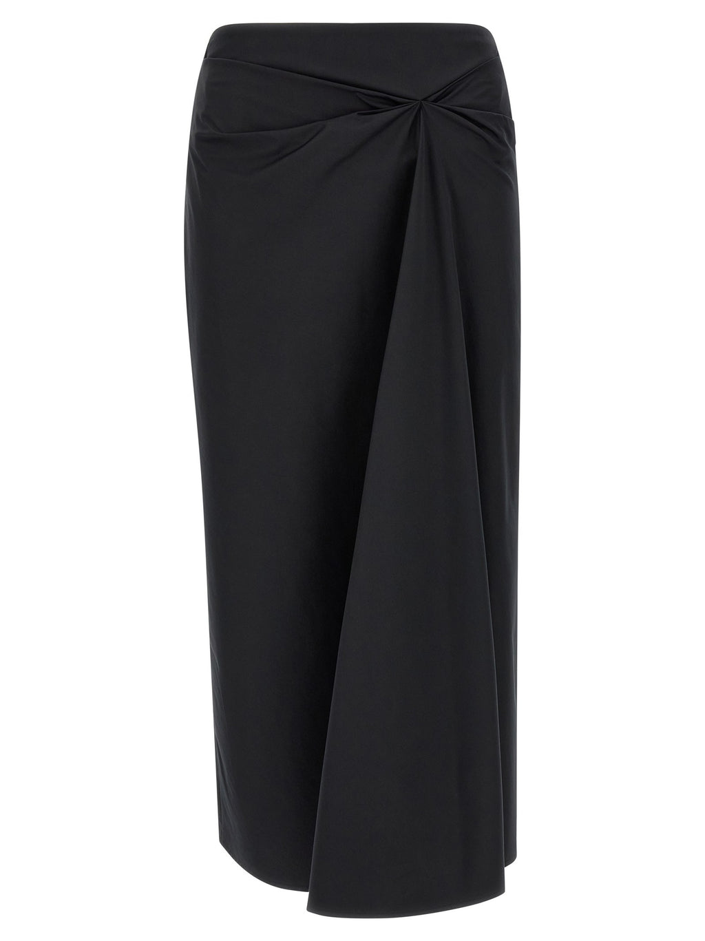 Max Mara Women's Mxmpaggi Cotton Blend Skirt Black