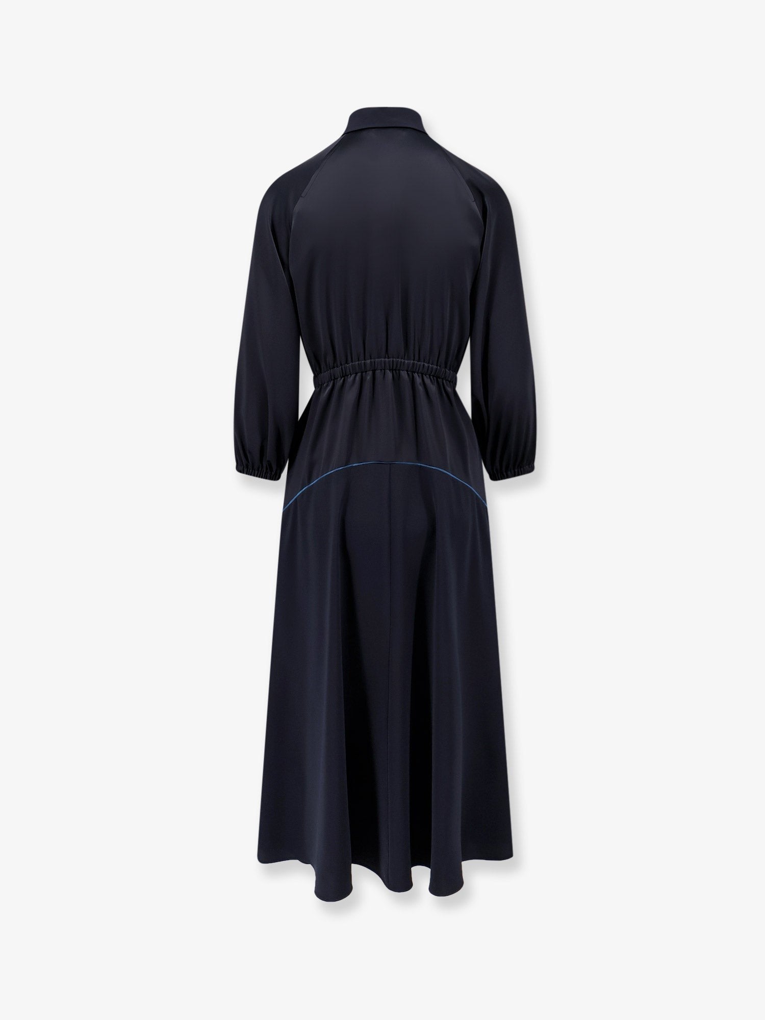 Max Mara Women's Mxmpelota Long Silk Dress Blue
