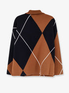 Max Mara Women's Mxmsala Argyle Pattern Virgin Wool Sweater Black, view 2