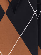 Max Mara Women's Mxmsala Argyle Pattern Virgin Wool Sweater Black, view 3