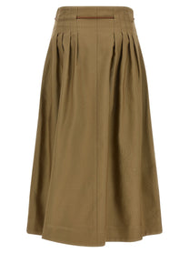 Max Mara Mxmtempio Skirt Green, view 2