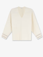 Max Mara Women's Mxmundici Wool Blend Sweater White