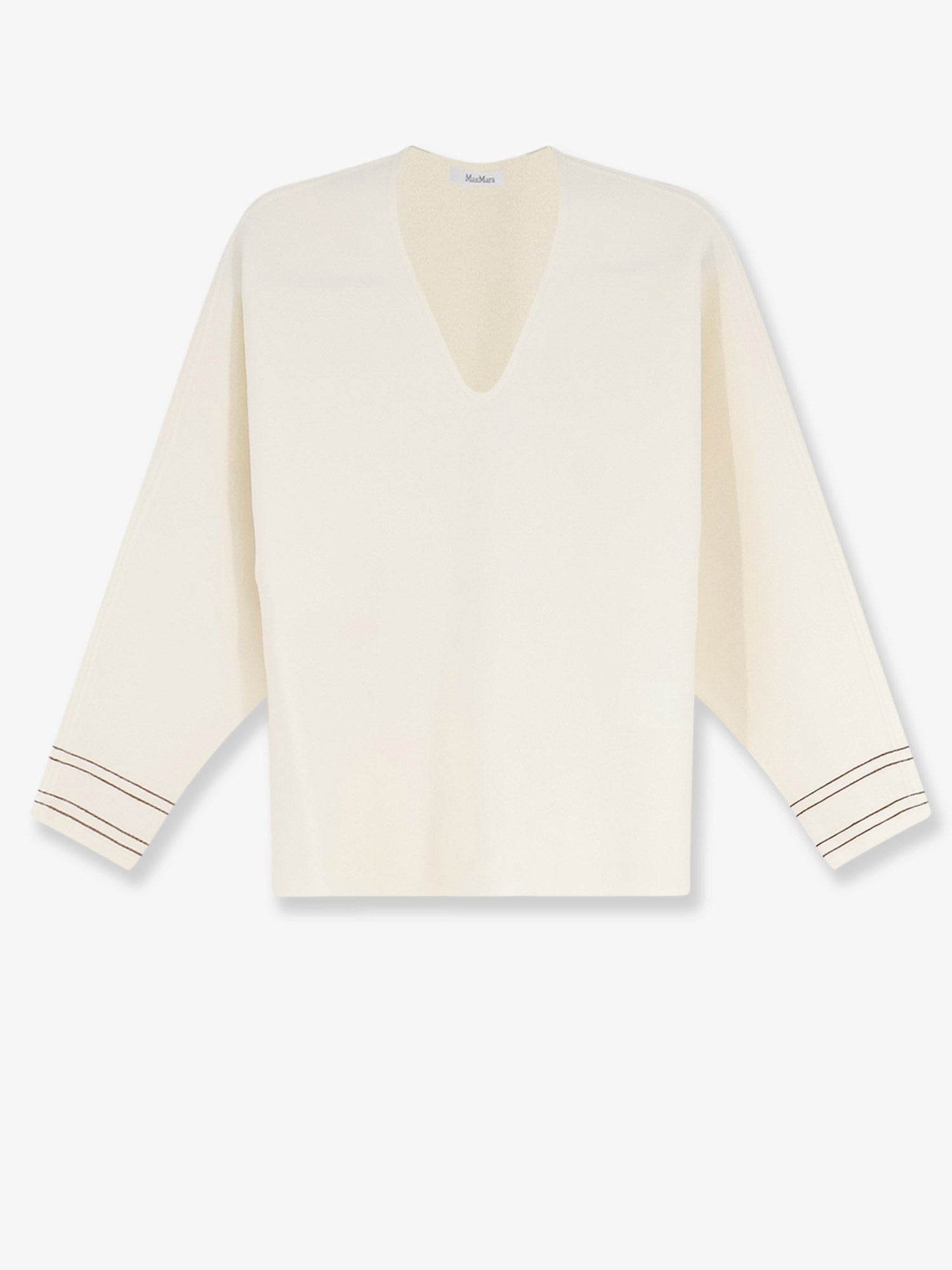 Max Mara Women's Mxmundici Wool Blend Sweater White