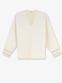 Max Mara Women's Mxmundici Wool Blend Sweater White