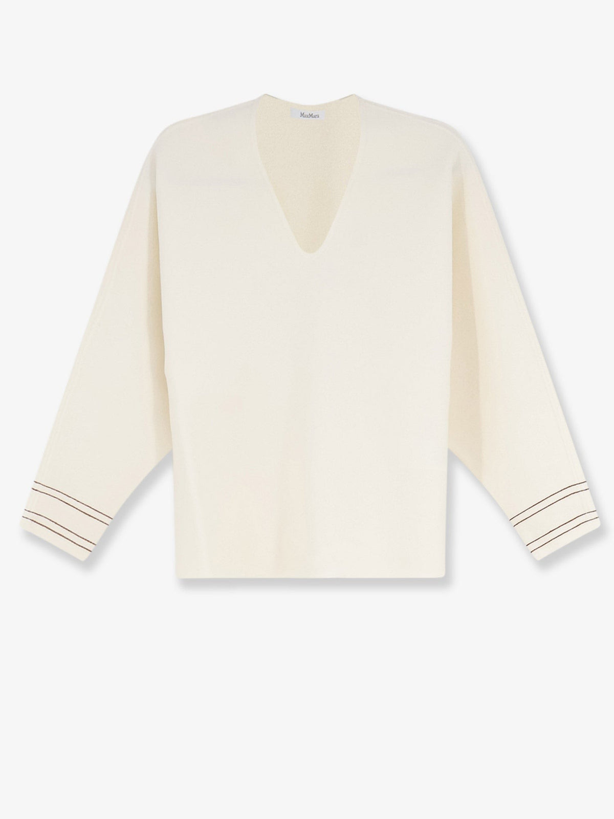 Max Mara Women's Mxmundici Wool Blend Sweater White