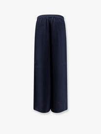 Max Mara Women's Mxmvolonta Silk Trousers Blue