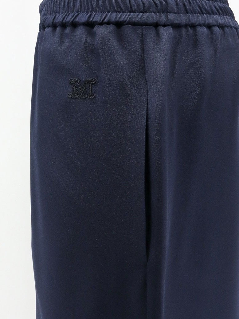 Max Mara Women's Mxmvolonta Silk Trousers Blue