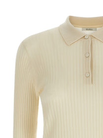 Max Mara Mxpgitano Polo Shirt White