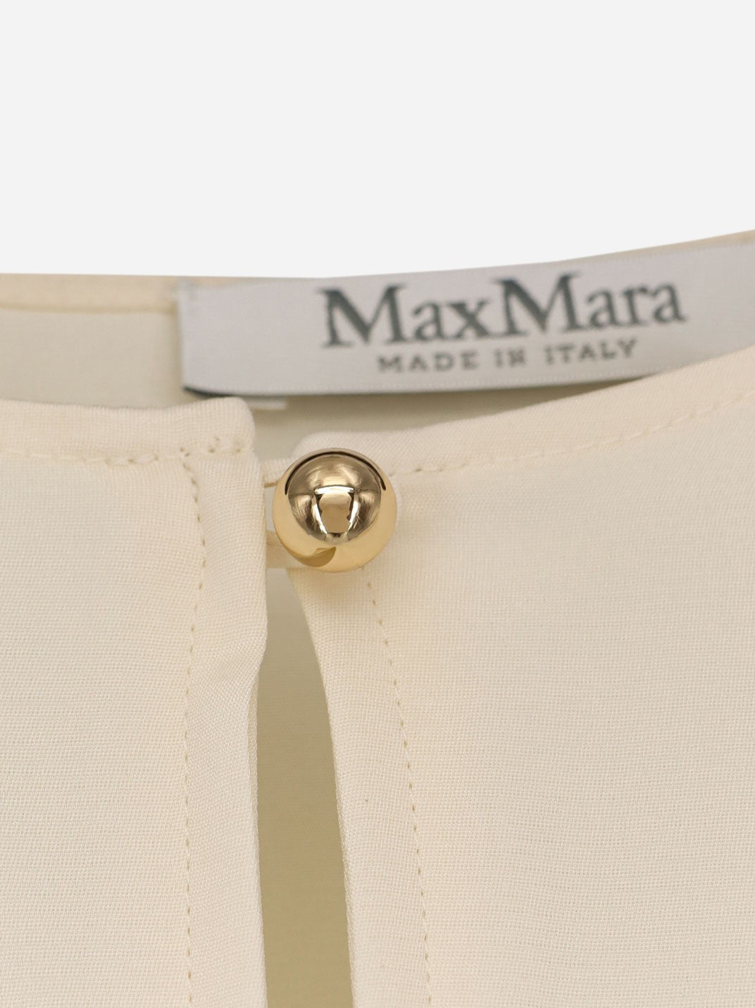 Max Mara Women's Mxpmitico Stretch Silk Shirt White