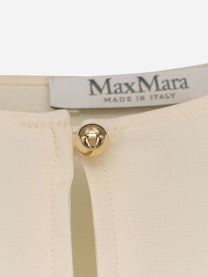Max Mara Women's Mxpmitico Stretch Silk Shirt White