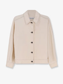 Max Mara Women's Mxpnettare Jersey Jacket White