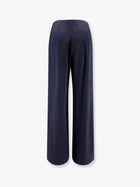 Max Mara Women's Mxppalude Satin Trousers Blue, view 2