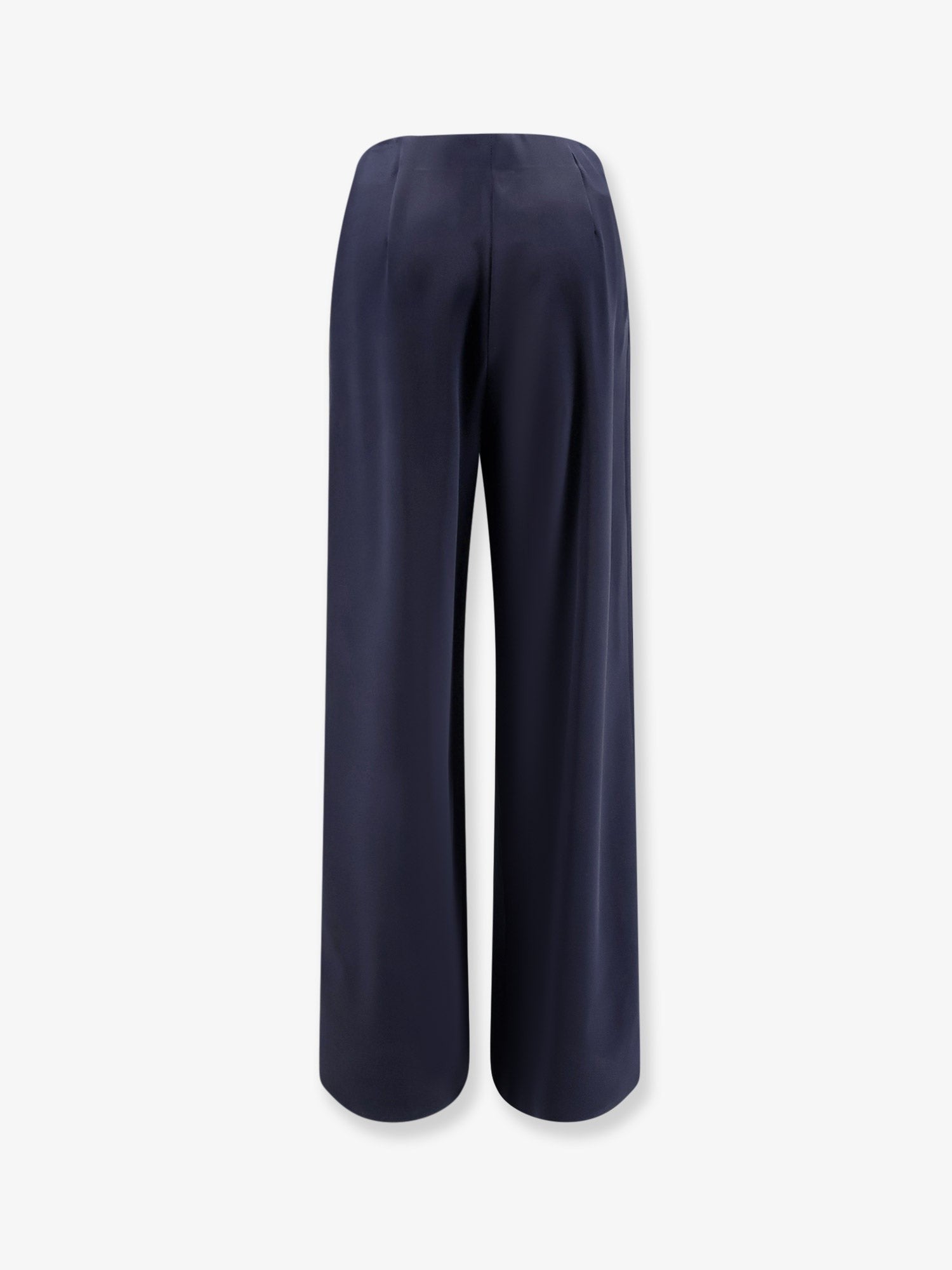 Max Mara Women's Mxppalude Satin Trousers Blue