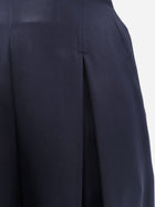 Max Mara Women's Mxppalude Satin Trousers Blue, view 3