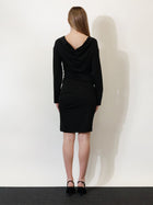 Max Mara Women's Mxpumido Virgin Wool Dress Black, view 3