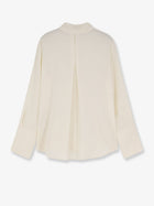 Max Mara Women's Mxpvoliera Stretch Silk Shirt White, view 2