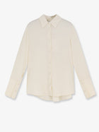 Max Mara Women's Mxpvoliera Stretch Silk Shirt White