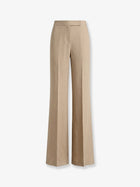 Max Mara Women's Mxsbig Linen Trousers Beige