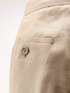 Max Mara Women's Mxsbig Linen Trousers Beige, view 5