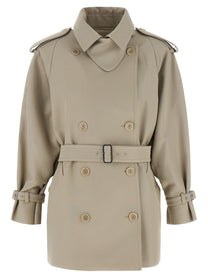Max Mara Mxscacio Trench Coat Beige
