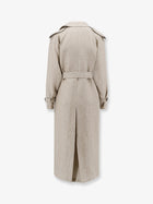 Max Mara Women's Mxspedaggi Linen Trench Beige, view 2