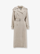 Max Mara Women's Mxspedaggi Linen Trench Beige