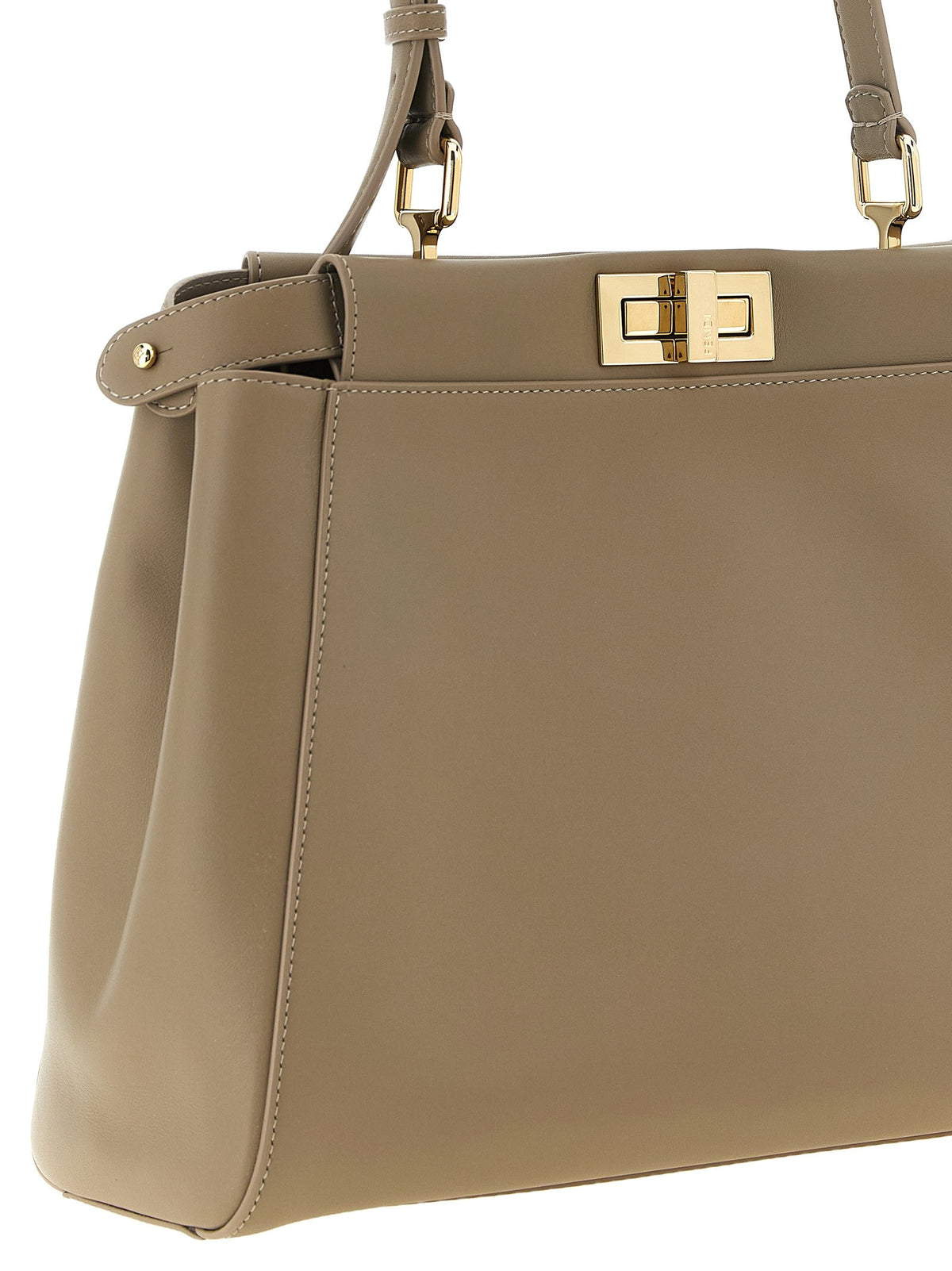 Fendi My Peekaboo® Medium Shoulder Bag Grey, view 3