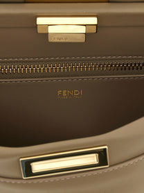 Fendi My Peekaboo® Medium Shoulder Bag Grey, view 4