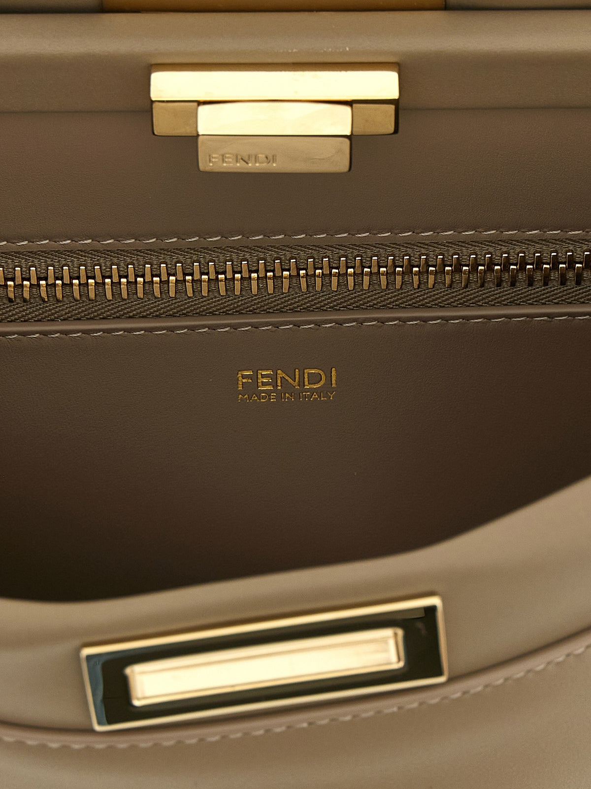 Fendi My Peekaboo® Medium Shoulder Bag Grey, view 4