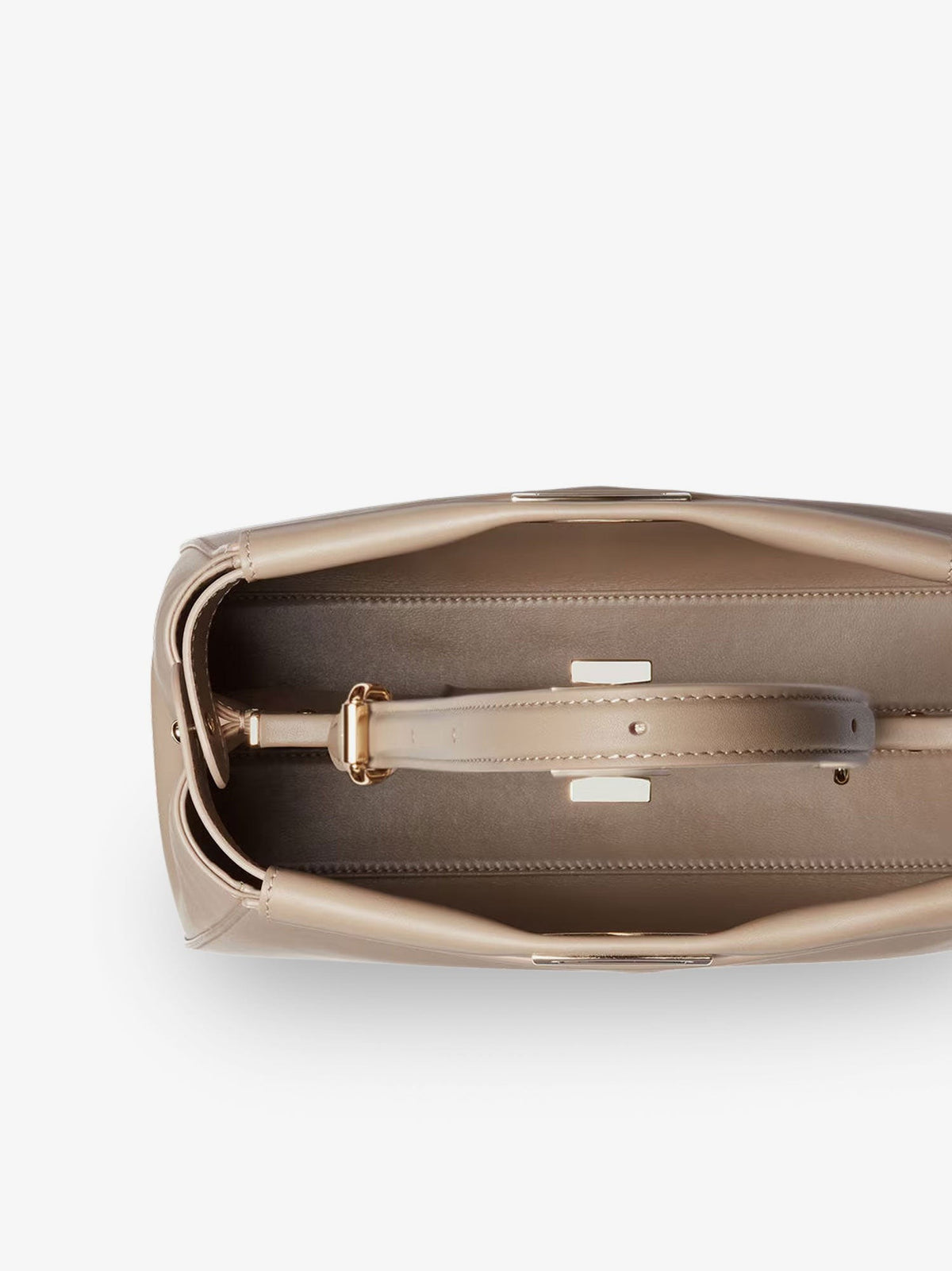 Fendi Women's My Peekanno Small Leather Shoulder Bag Gold