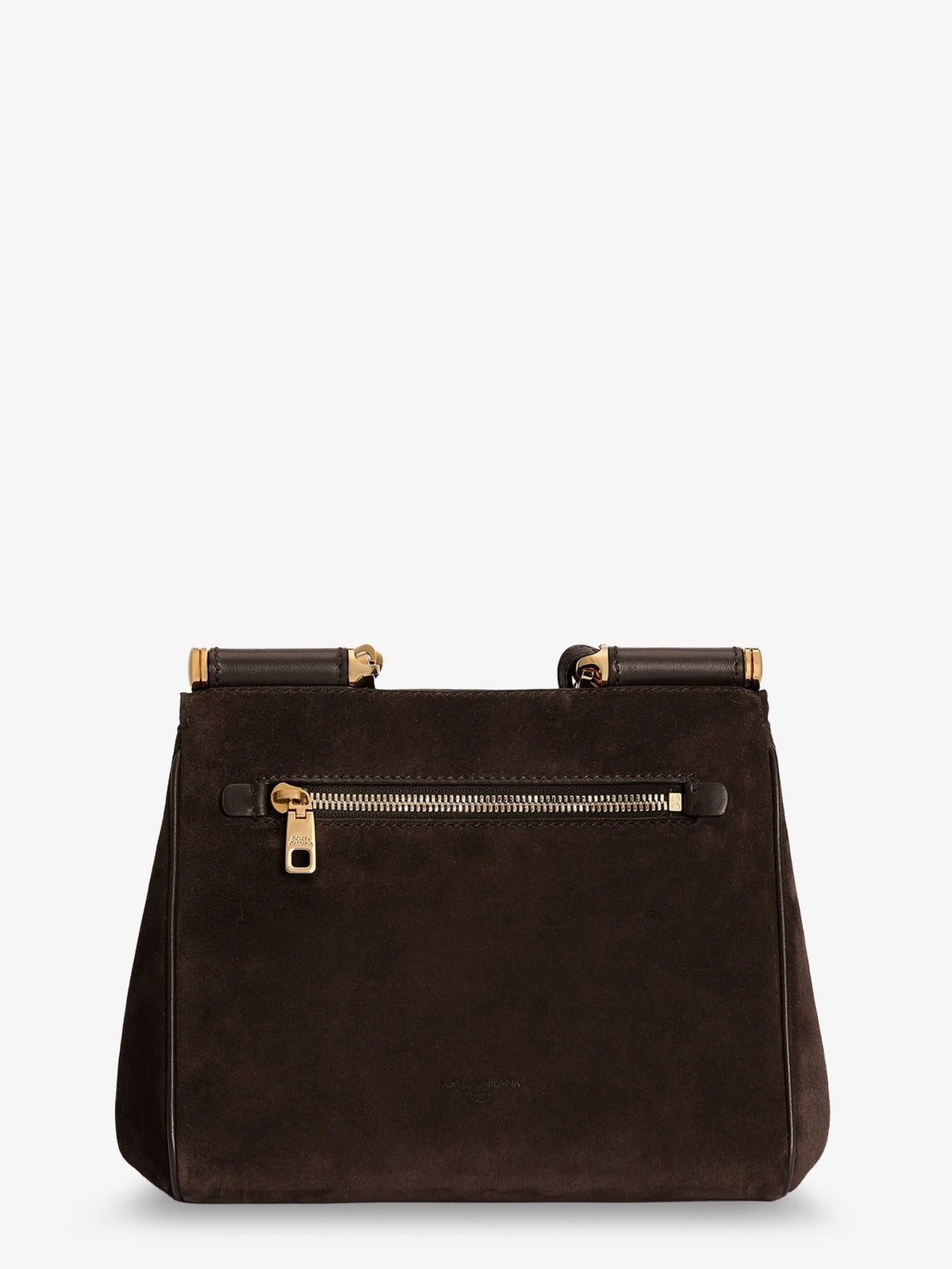Dolce &amp; Gabbana Women's My Sicily Handbag in Suede Black, view 2