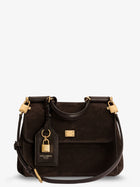 Dolce &amp; Gabbana Women's My Sicily Handbag in Suede Black