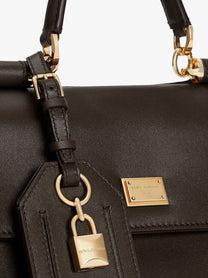 Dolce &amp; Gabbana Women's My Sicily Leather Crossbody Bag Gold