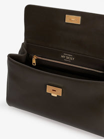 Dolce &amp; Gabbana Women's My Sicily Leather Crossbody Bag Gold