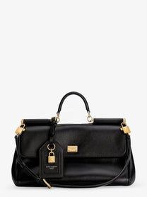 Dolce &amp; Gabbana Women's My Sicily Leather Crossbody Bag Black