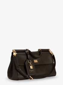 Dolce &amp; Gabbana Women's My Sicily Leather Crossbody Bag Gold