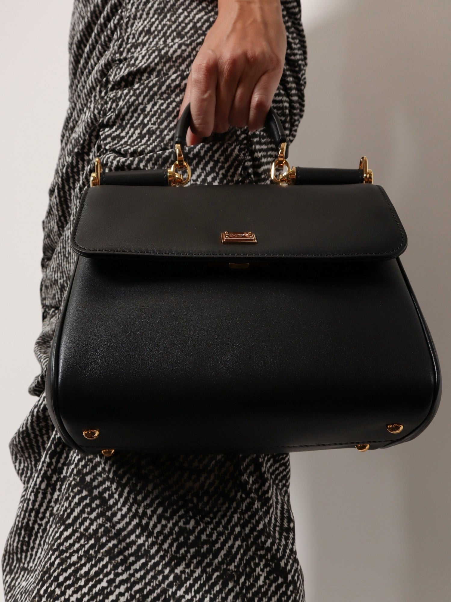 Dolce &amp; Gabbana Women's My Sicily Small Handbag Black