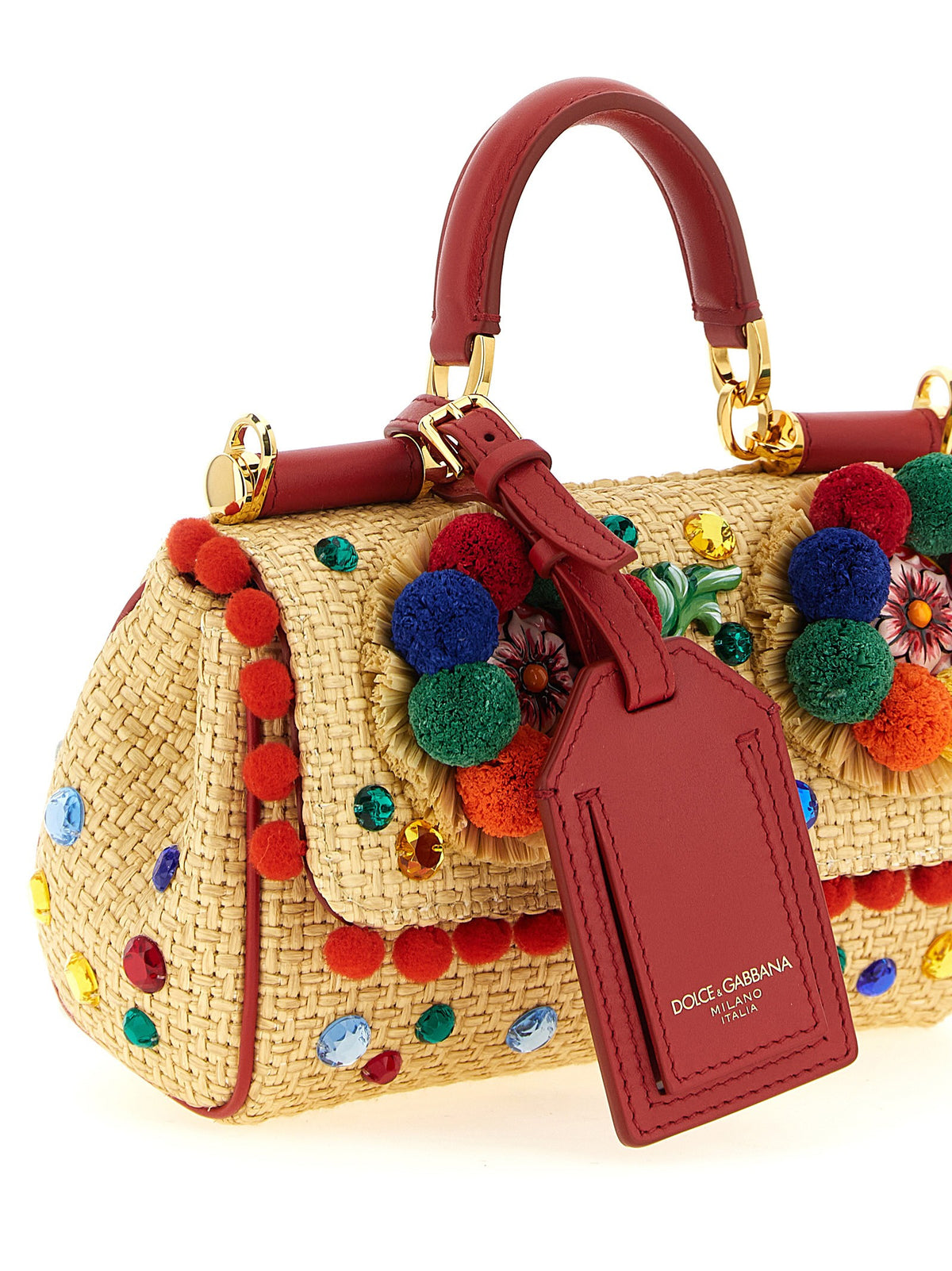 Dolce &amp; Gabbana My Sicily Mini Handbag Gold, view 3