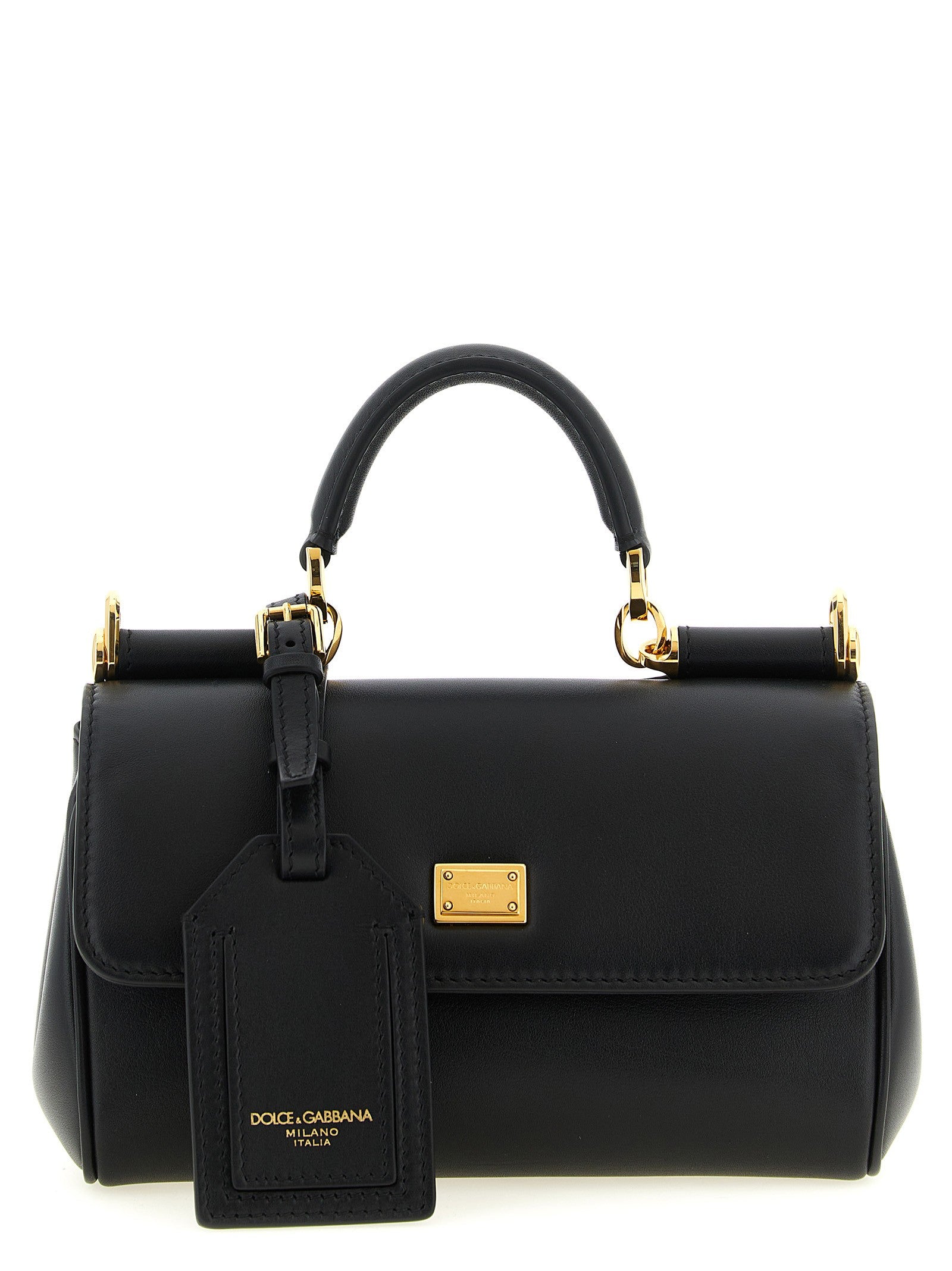 Dolce &amp; Gabbana My Sicily Mini Handbag Black
