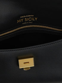 Dolce &amp; Gabbana My Sicily Mini Handbag Black