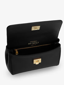 Dolce &amp; Gabbana Women's My Sicily Mini Leather Handbag Black