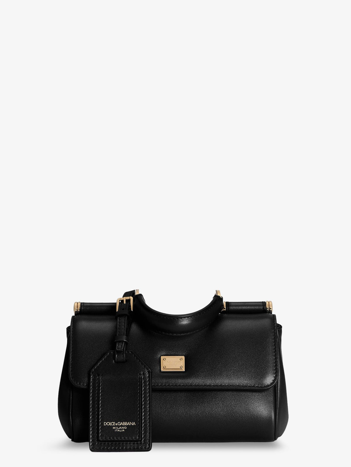 Dolce &amp; Gabbana Women's My Sicily Mini Leather Handbag Black