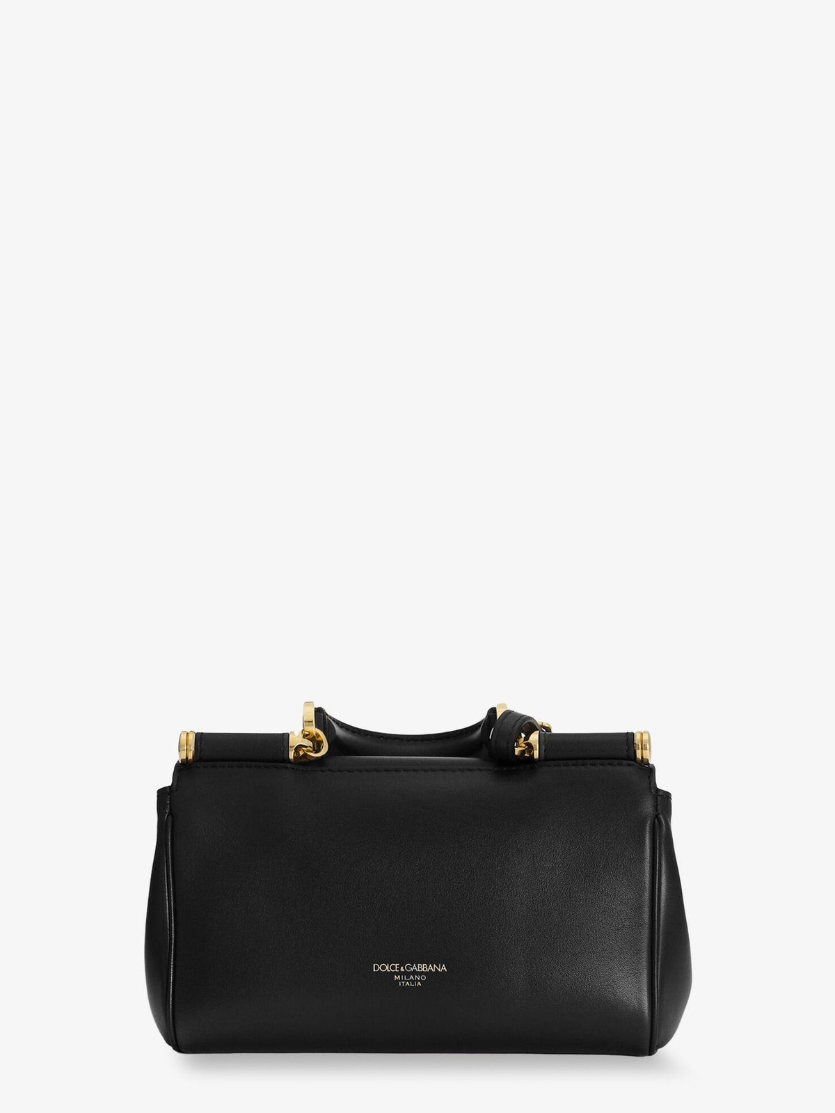Dolce &amp; Gabbana Women's My Sicily Mini Leather Handbag Black