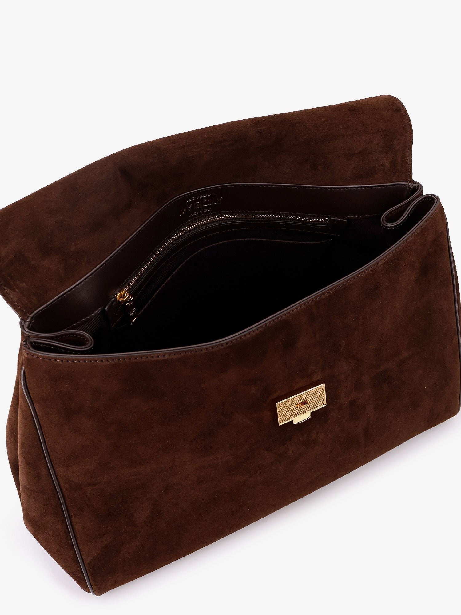 Dolce &amp; Gabbana Women's My Sicily Suede Handbag Black