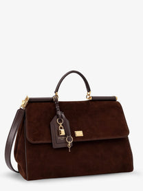 Dolce &amp; Gabbana Women's My Sicily Suede Handbag Black